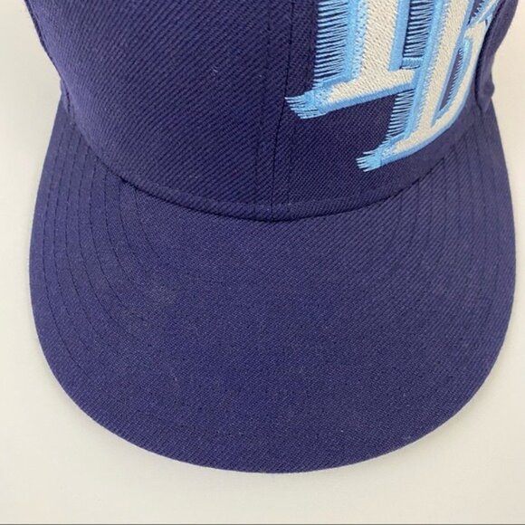 New Era 59Fifty MLB Tampa Bay Rays Genuine Merchandise Baseball Cap Hat Blue - Picture 3 of 10